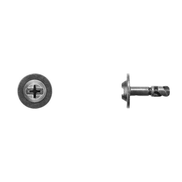 Blk Phllp Cowl Fasteners 5.20mm Stem 18.5mm Stem L PK10