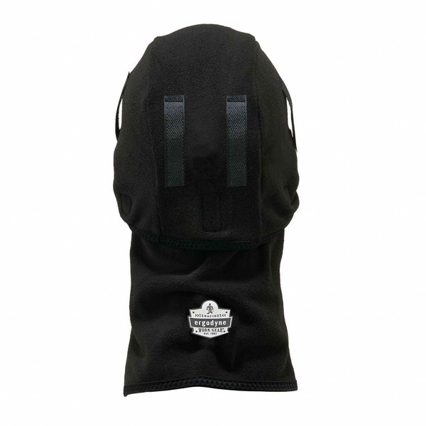 Balaclava Face Mask, 2-in-1 Detachable-Piece, Fleece, Moisture-Wicking, Black, Universal Size