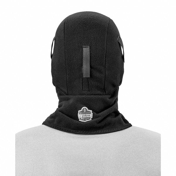 Balaclava Face Mask, 2-in-1 Detachable-Piece, Fleece, Moisture-Wicking, Black, Universal Size