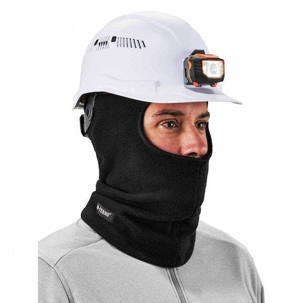 Balaclava Face Mask, Four-Way Stretchable Fleece, Moisture-Wicking, Black, Universal Size