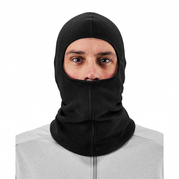 Balaclava Face Mask, Four-Way Stretchable Fleece, Moisture-Wicking, Black, Universal Size