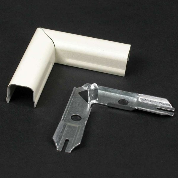 Flat Elbow, 90 deg., Ivory, Steel, Elbows