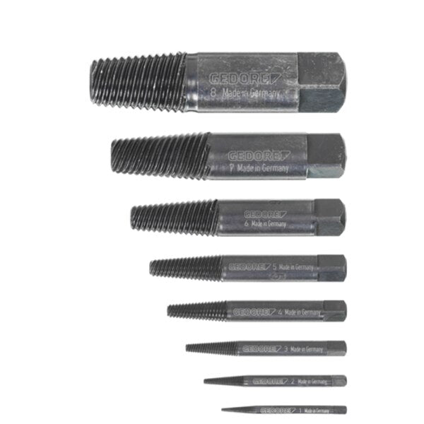 Bolt Extractor Set, 8 pcs., M3-M45