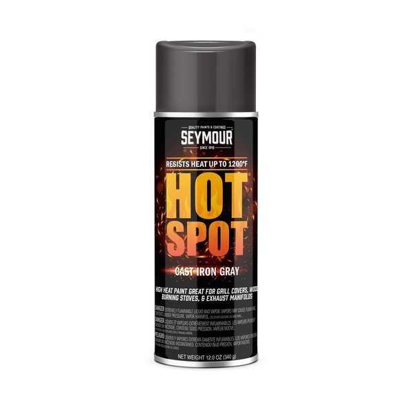 Paint Cast Iron Gray Hi-Heat, 12oz.