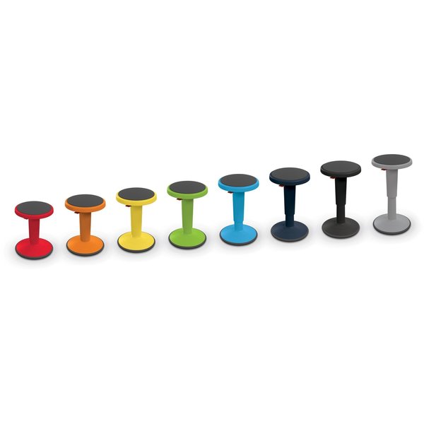 Grow Stool, Height Adjustable, Tall, Orange