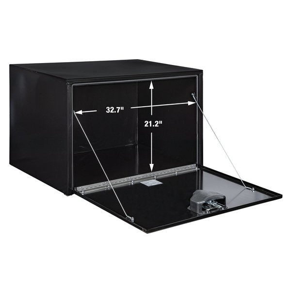 Black Steel Underbody Box, 24X24X36