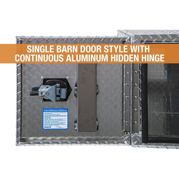 Truck Box, Underbody, Diamond Tread Aluminum, 18