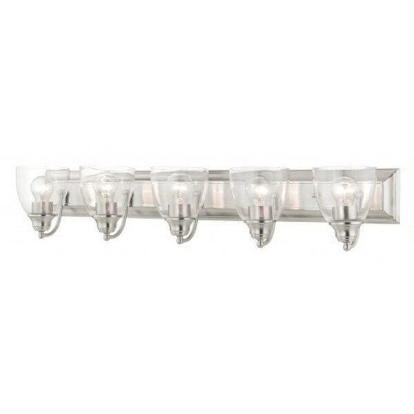 Brushed Nickel Vanity Sconce, 5 Light
