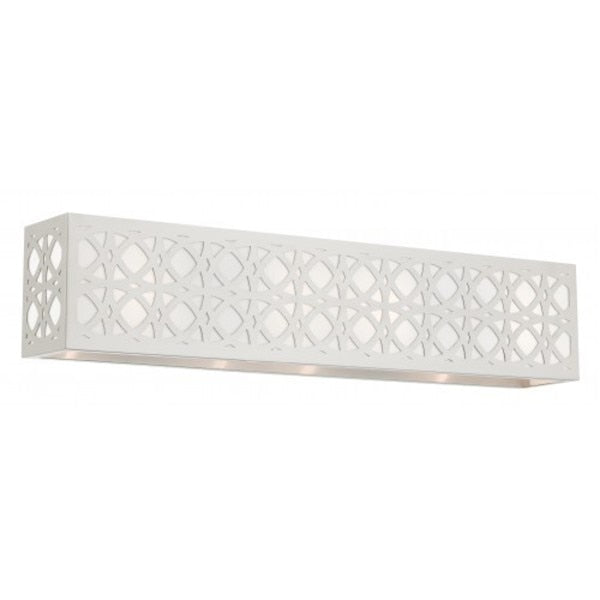 Brushed Nickel ADA Vanity Sconce, 4 Light