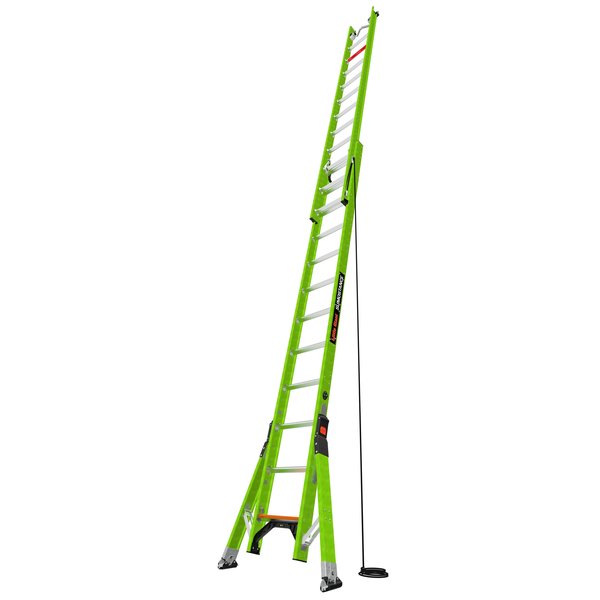 Fiberglass Extension Ladder, 375 lb Load Capacity