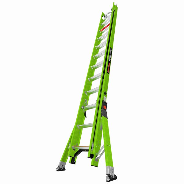 Fiberglass Extension Ladder, 375 lb Load Capacity