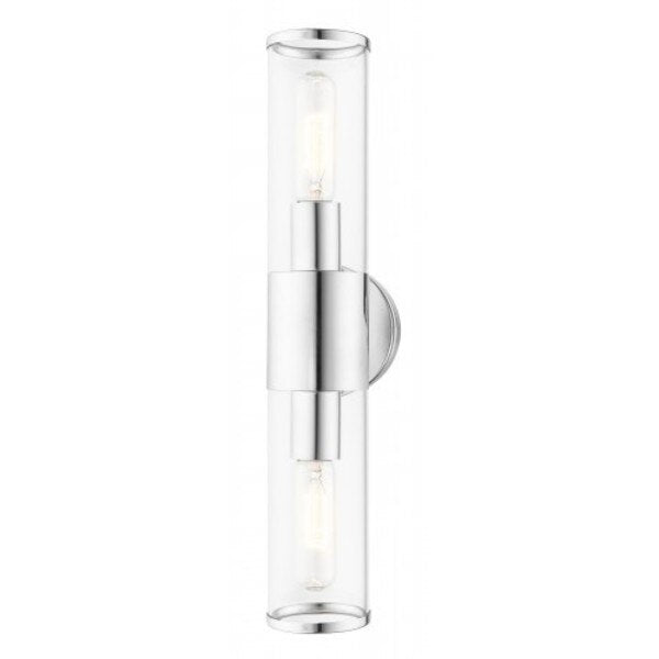 Polished Chrome ADA Vanity Sconce, 2 Ligh