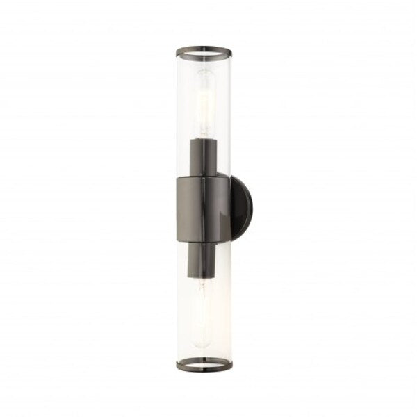 Black Chrome ADA Vanity Sconce, 2 Light