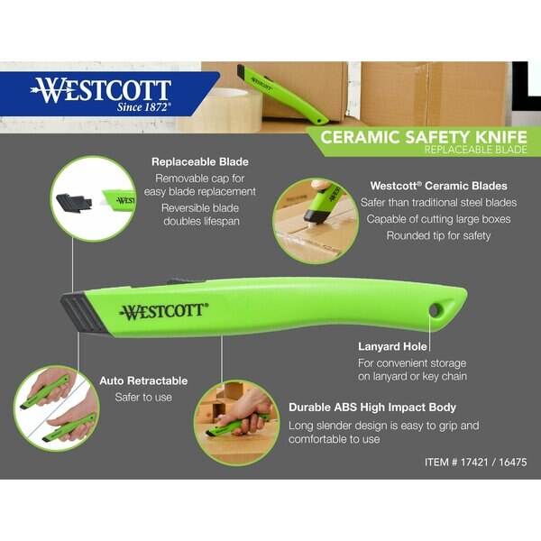 Full Size Ceramic Blade w/Replace, PK100
