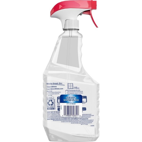 Liquid Glass and Surface Cleaner, 23 oz., Clear, Unscented