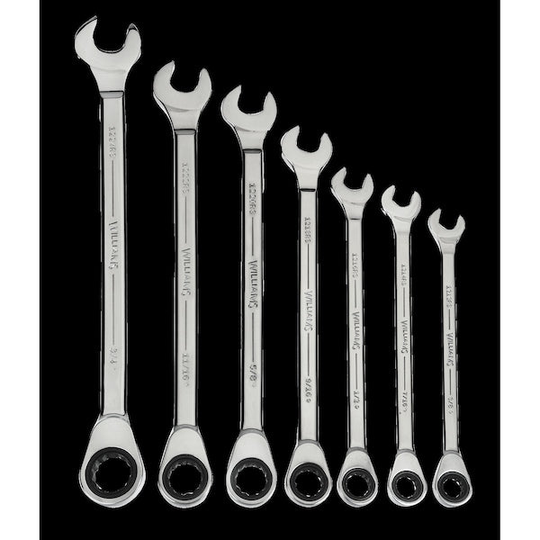 Williams Ratchet Combo Wrench, 12, 1/2 in.