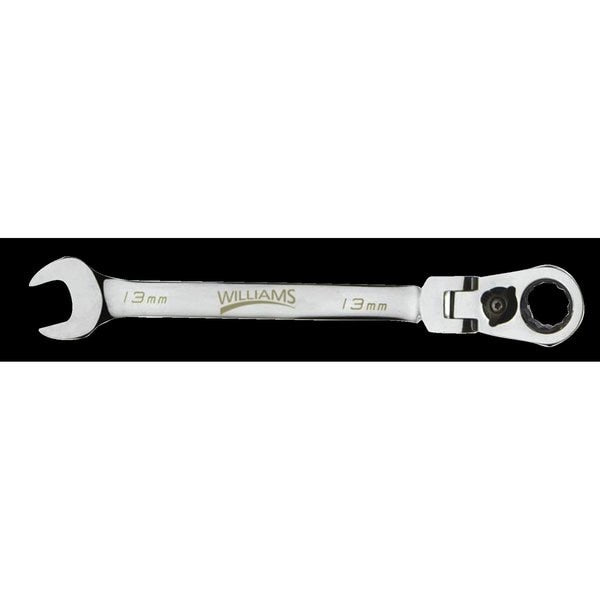 Williams Flex-Head Ratcheting Combo Wrench, 15mm