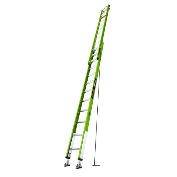 Fiberglass Extension Ladder, 300 lb Load Capacity