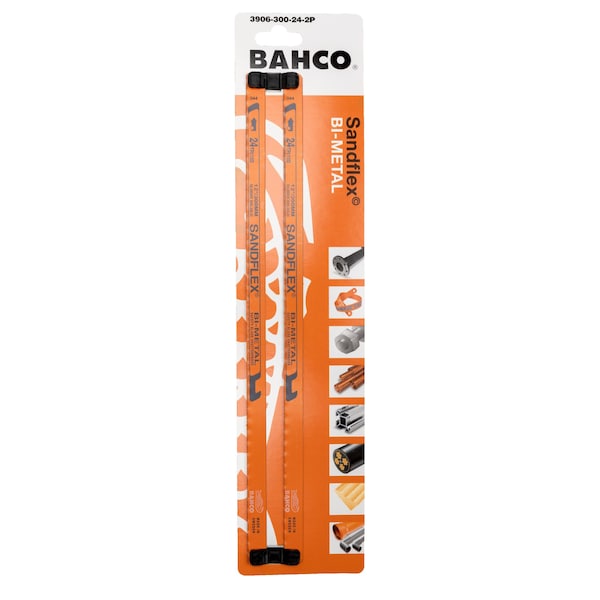 Bahco Hacksaw Blade, Bimetal, 12