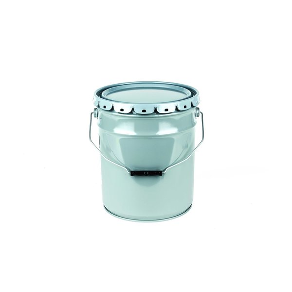 Steel Pail, Open Head, Lug Cover, 5 Gall
