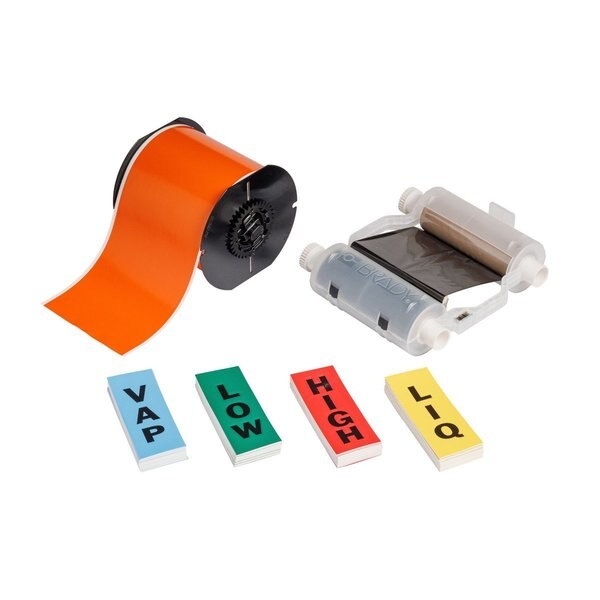 Pipe Marker Label Kit, Label Tape Roll, 176225