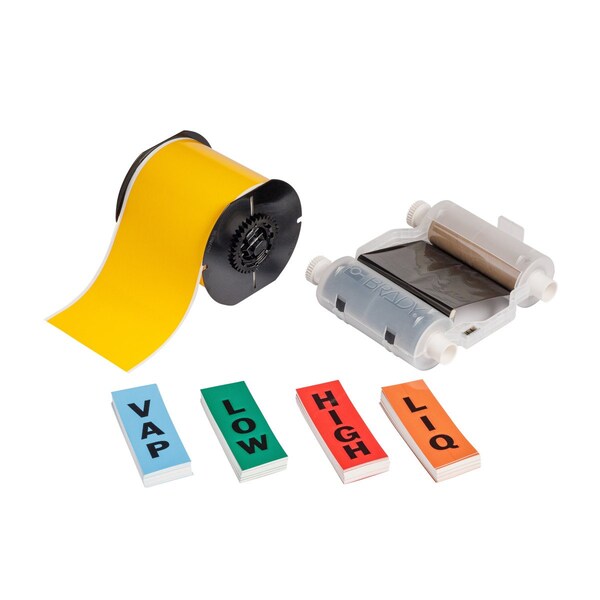 Pipe Marker Label Kit, Label Tape Roll, 176226