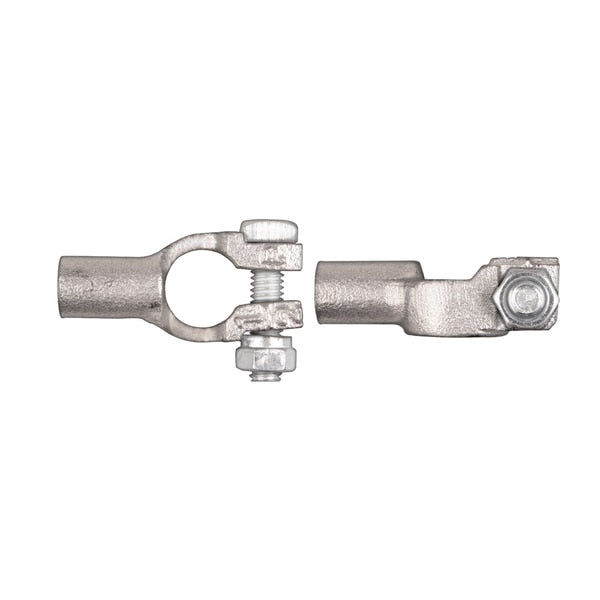 Strght Battery Terminals 1-2 Gauge Positive PK2