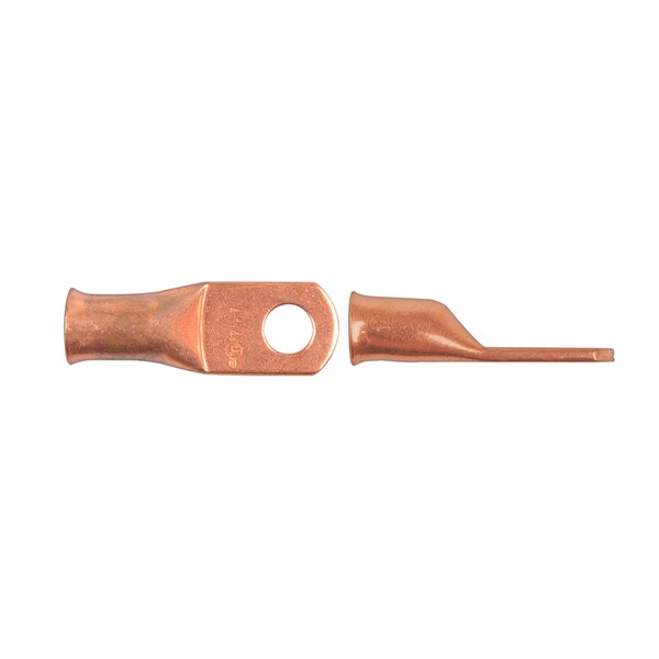 Copper Battery Cable Lugs 4 Gauge 1/4