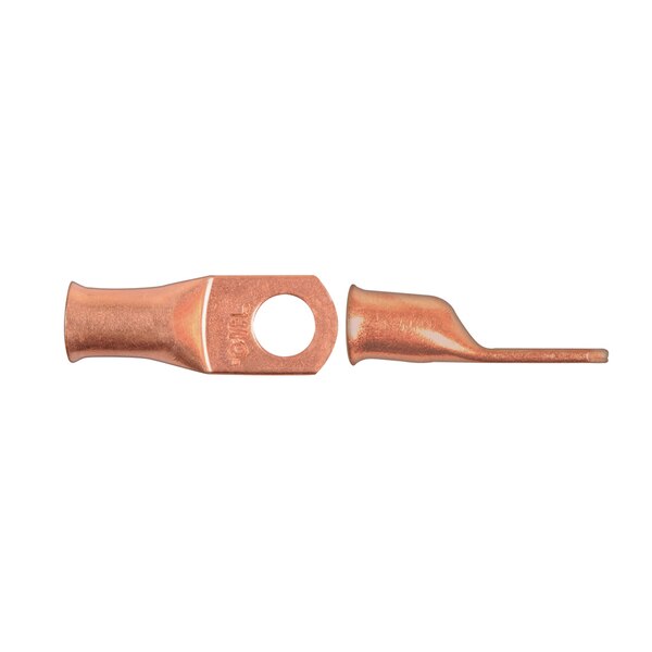 Copper Battery Cable Lugs 1 Gauge 3/8