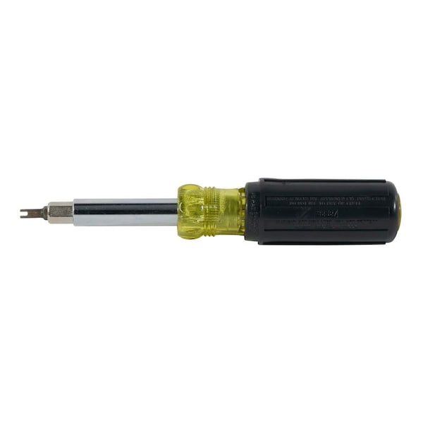Phillips, Slotted, Square, Schrader Valve Insertion, Core Removal Bit 7 3/4 in, , Num. of pieces:7