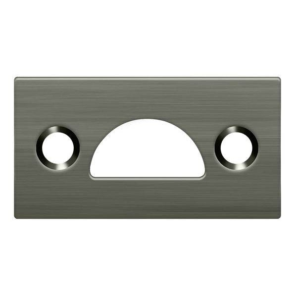 Mortise Strike, Solid Brass Antique Nickel