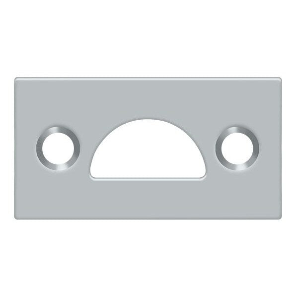 Mortise Strike, Solid Brass Satin Chrome