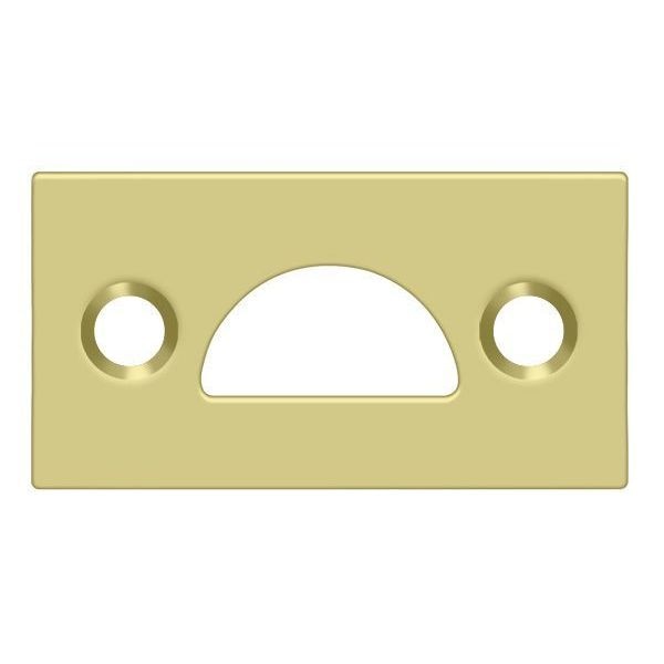 Mortise Strike, Solid Brass Bright Brass