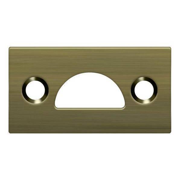 Mortise Strike, Solid Brass Antique Brass