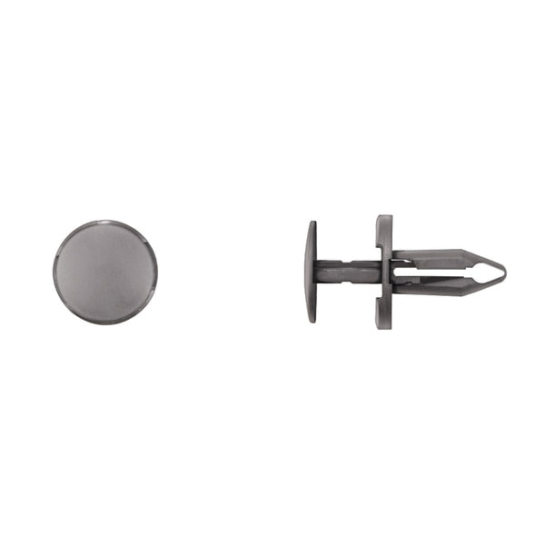 Blk Nyln Push Type Ret 7mm Hole Size 18mm Stem L PK25
