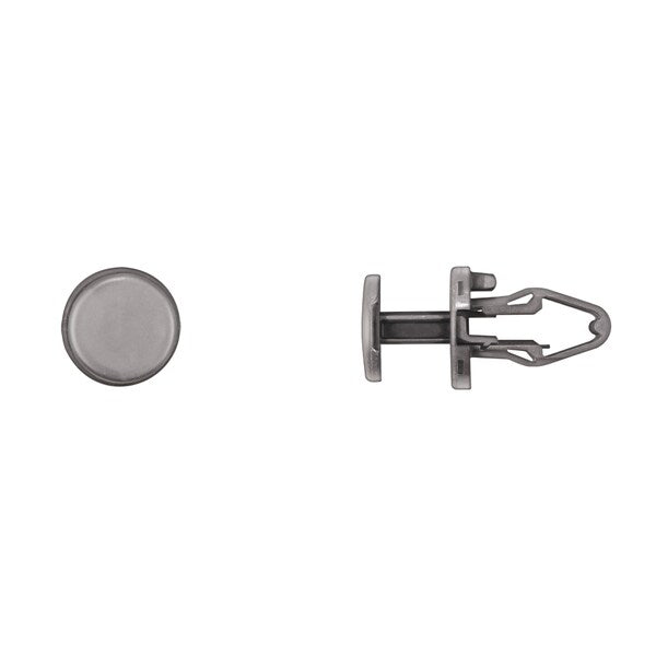 Blk Nyln Push Type Ret 8mmX11mm Hole 18mm Stem L PK15