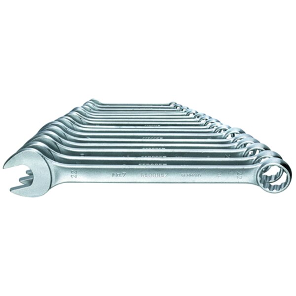 Combination Wrench Set, 17 pcs., 6-22mm, SAE or Metric: Metric