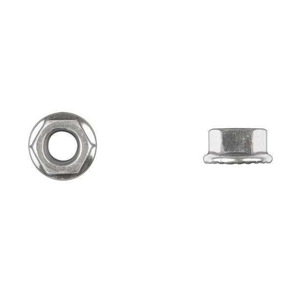 Lock Nut, M10-1.50, Class 10, Bright Zinc Plated, 25 PK