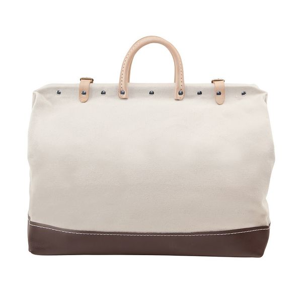Wide-Mouth Tool Bag, Heavy-Duty #8 Natural Canvas, 1 Pockets