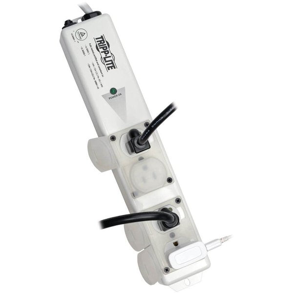 Outlet Strip, 15A, 4 Outlet, 15 ft, White