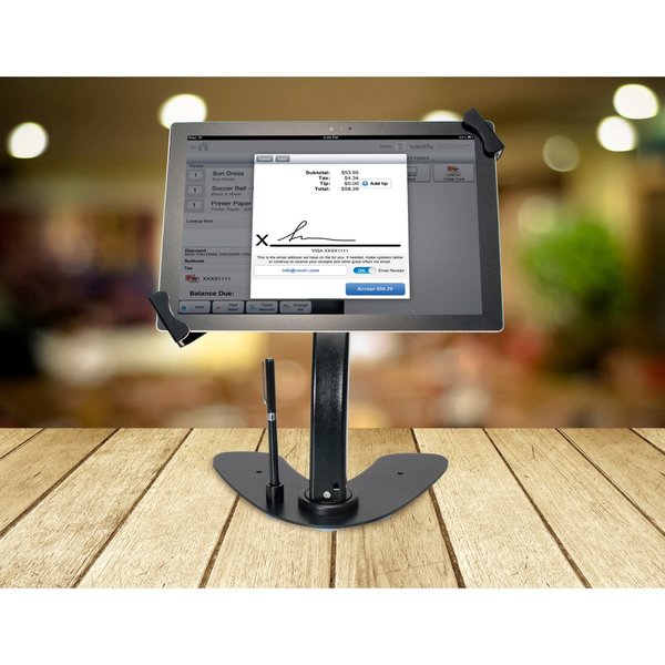 Universal Dual Security Kiosk Stand, Blk