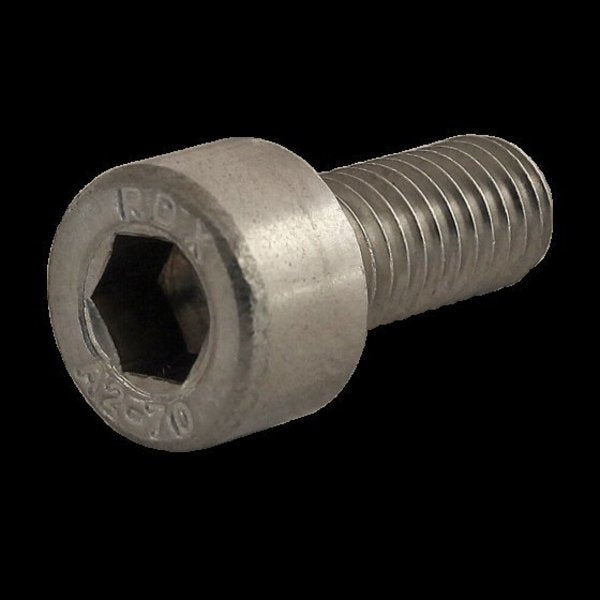 M5-0.80 Socket Head Cap Screw, Plain Stainless Steel, 12 mm Length