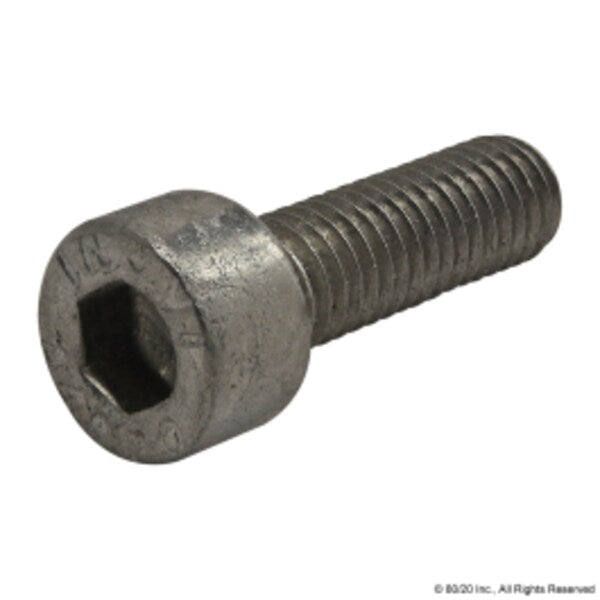 M5-0.80 Socket Head Cap Screw, Plain Stainless Steel, 16 mm Length