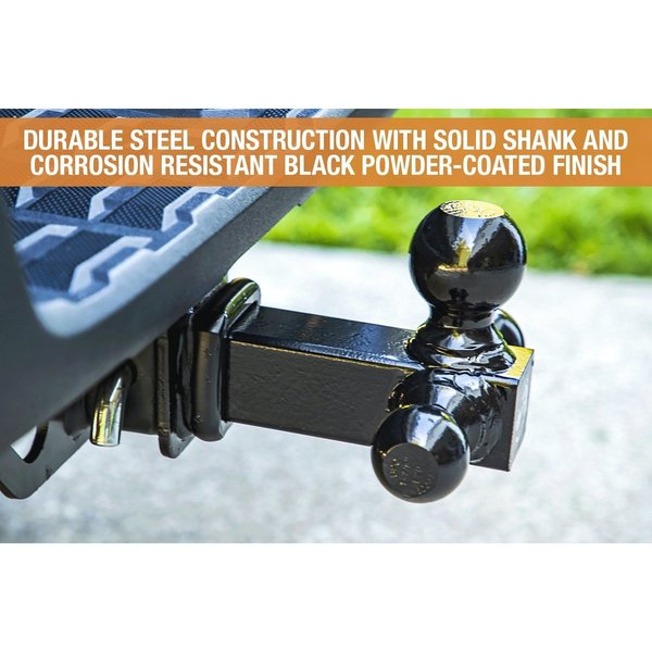 Triple Ball Mount, Black