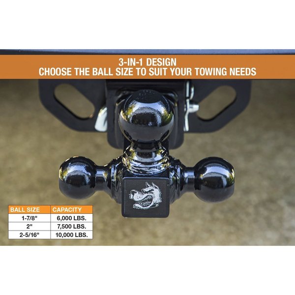 Triple Ball Mount, Black