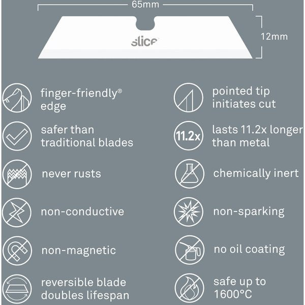 Safety Blade, Ceramic, Sharp Point