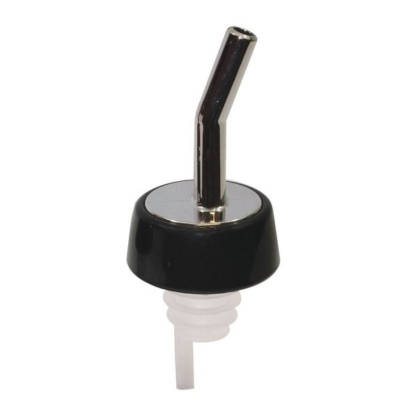 Whiskey Pourer, Chrm Pltd, Blk Cllr, PK12