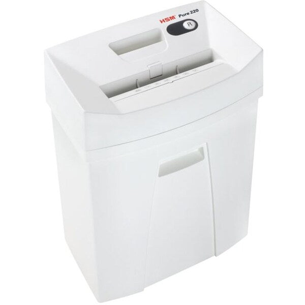 Paper Shredder, Strip-Cut, White, 5.3 gal.
