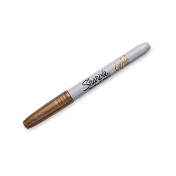 Perm Marker, Fine Point, metallic Gold