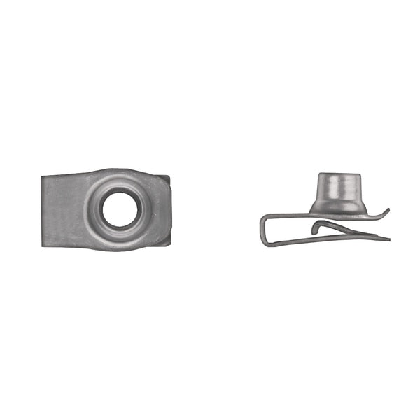 Blk Short Extruded U Nuts 5/16